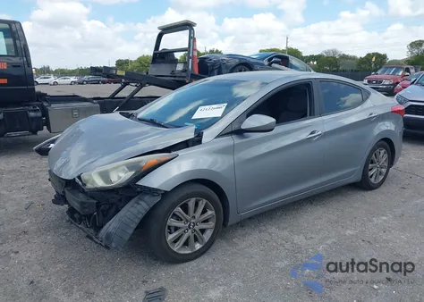 2015 Hyundai Elantra Se из США, поврежденный, VIN KMHDH4AE9FU248773